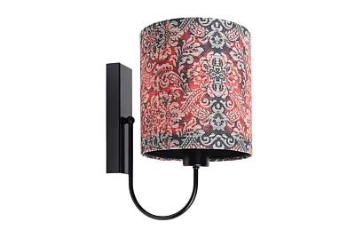 Designerski kinkiet z czerwonym abażurem - S379 L0-G64