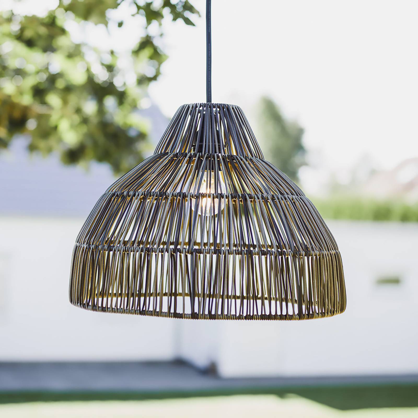 PR Home Bao lampa wisząca zewnętrzna szara