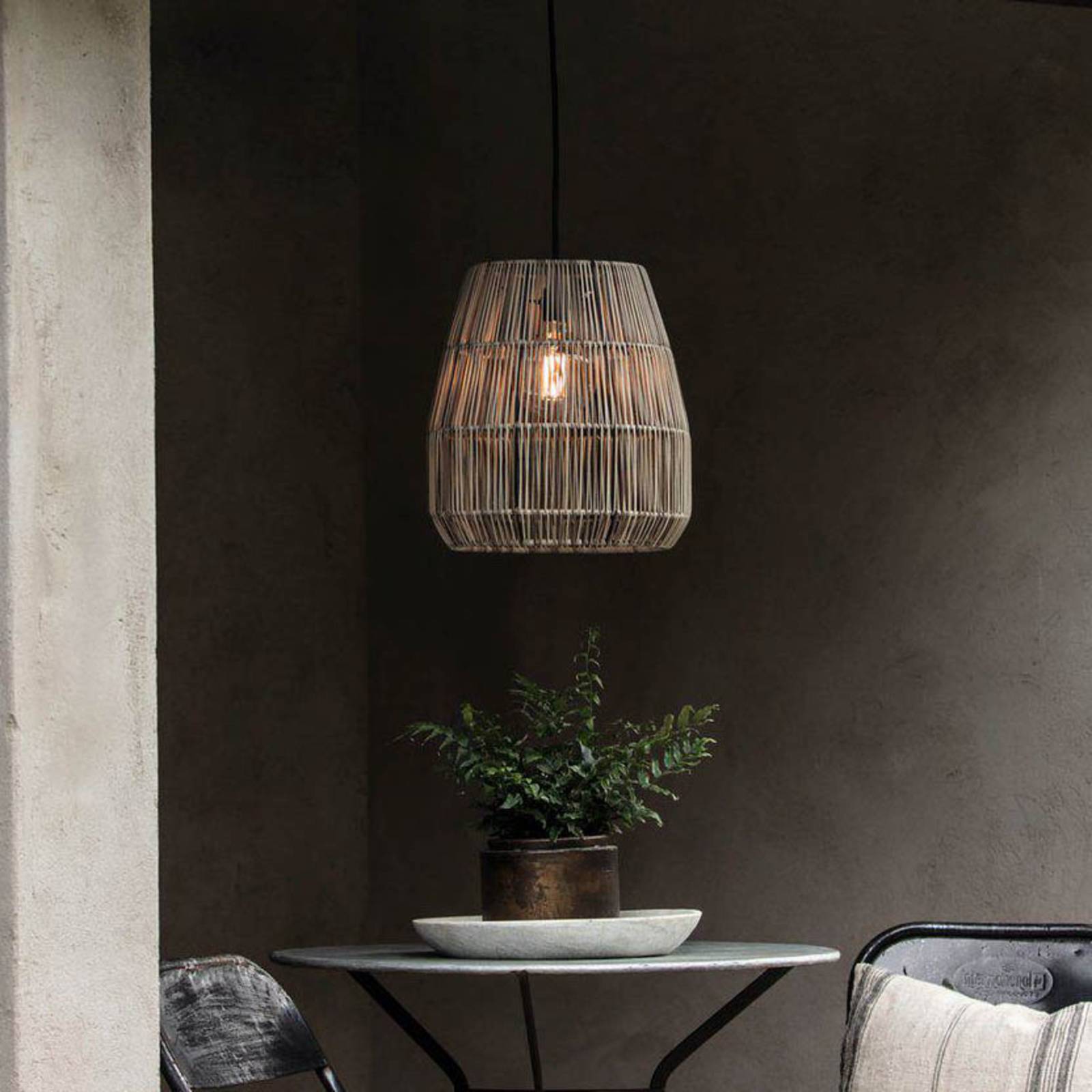 PR Home Saigon lampa wisząca szara Ø 28 cm