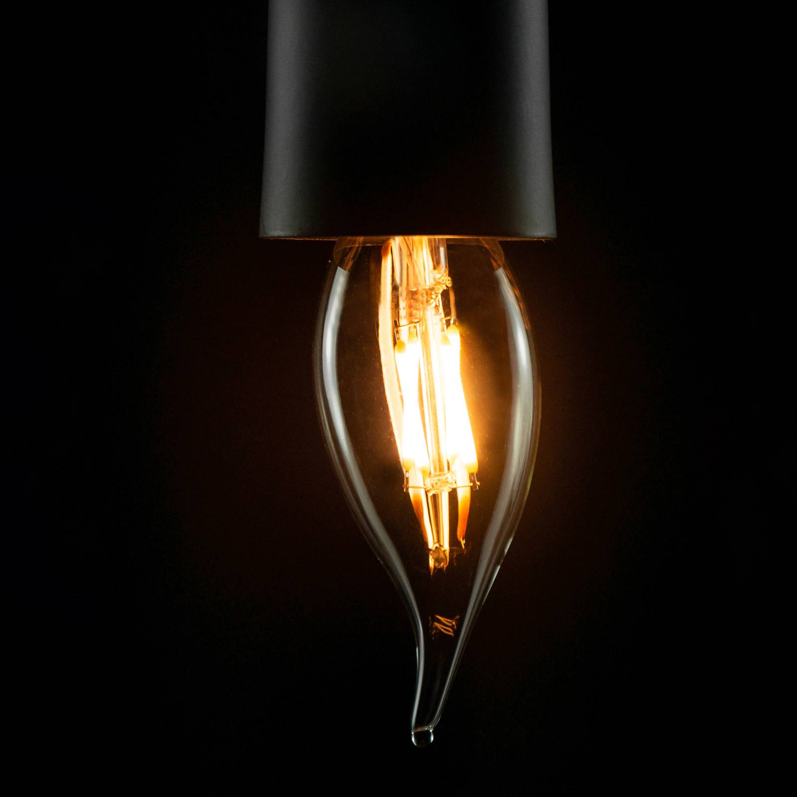 SEGULA świeca LED powiew E14 3W 2 200 K filament