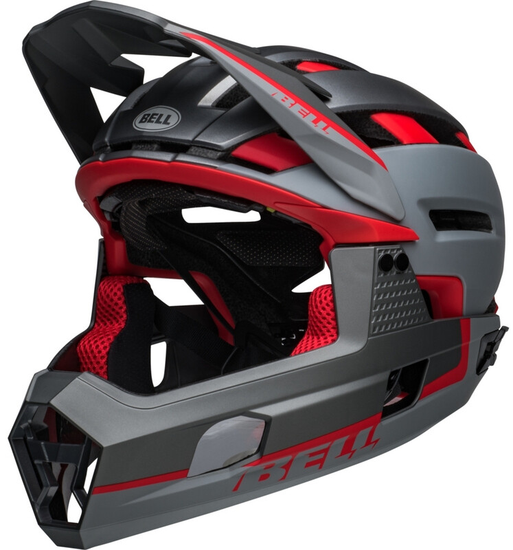 Bell Super Air R MIPS Helmet, czerwony 55-59cm 2022 Kaski MTB 210218-032