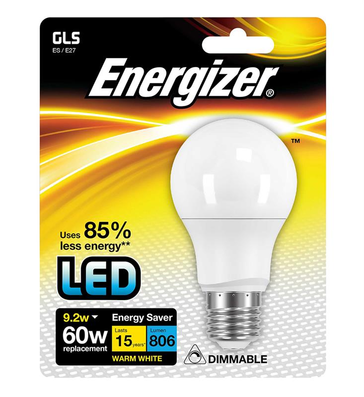 Żarówka LED GLS E27 9,2W Ściemnialna S10272 Energizer