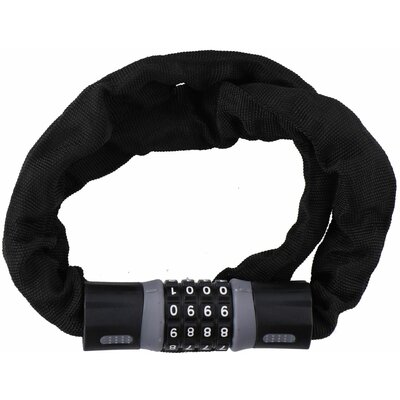 DUNLOP Zapięcie rowerowe DUNLOP 1042961 Łańcuch Czarny