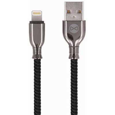 Forever Kabel iPhone 8-PIN Tornado czarny 1m 3A