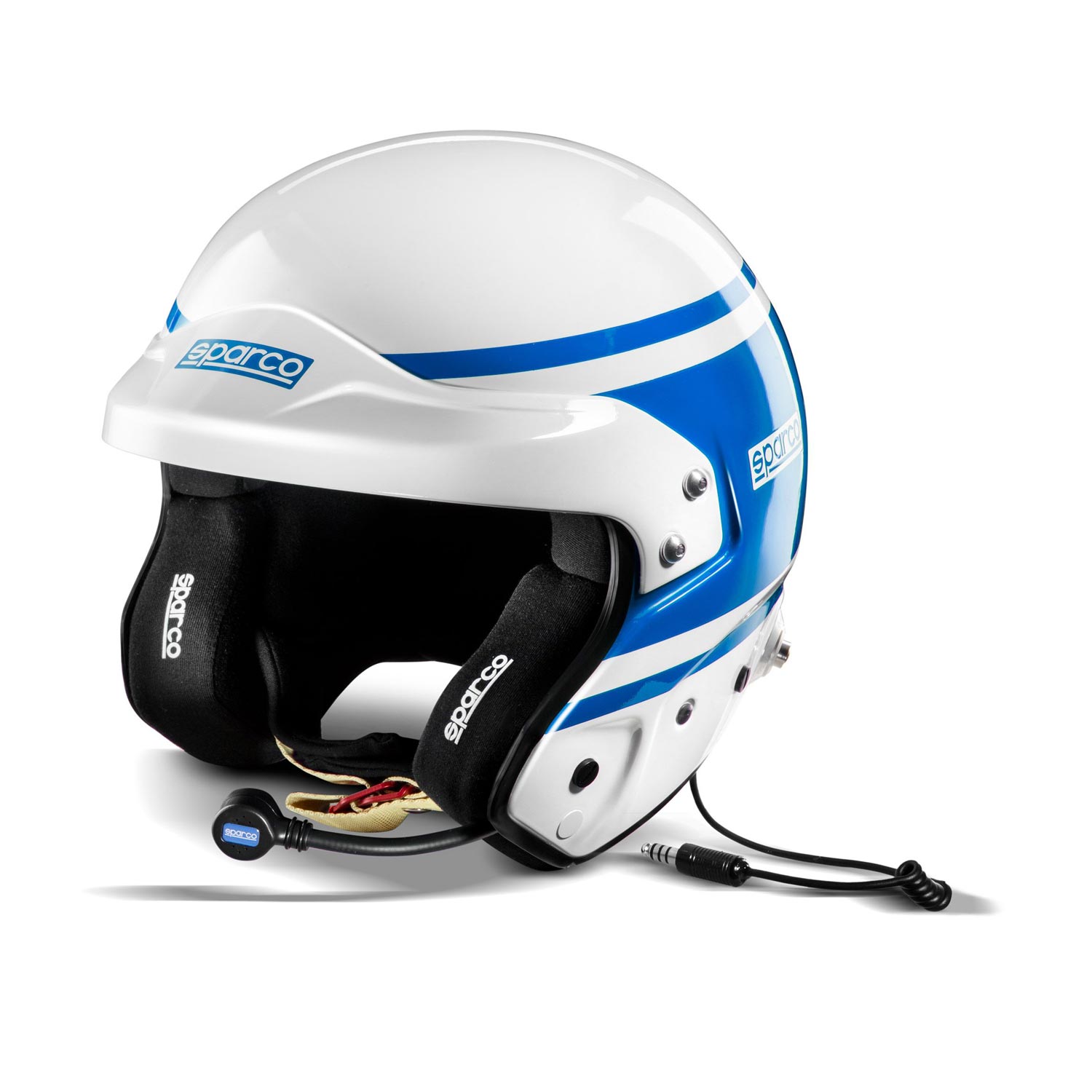 Kask otwarty Sparco Air 1977 RJ-I niebieski (FIA)