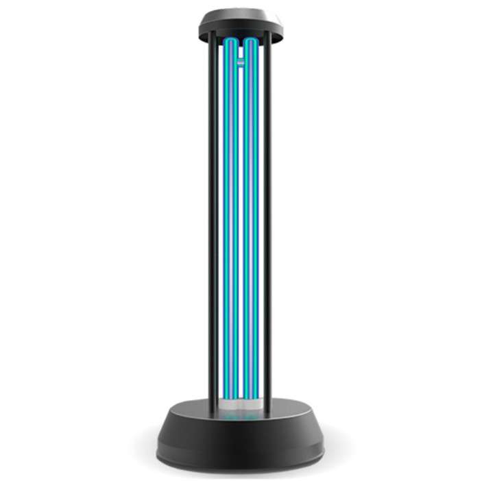Antybakteryjna LAMPA stojąca MDECO AR-UV-DL-01 metalowa OPRAWA bakteriobójcza do dezynfekcji