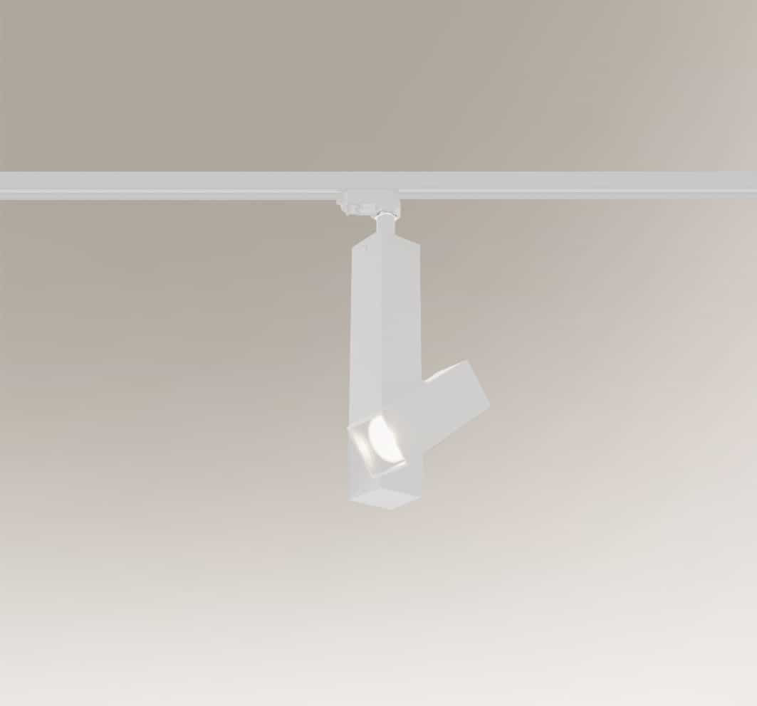 LAMPA sufitowa MITSUMA 7993 Shilo industrialna OPRAWA regulowany reflektor do systemu szynowego biały