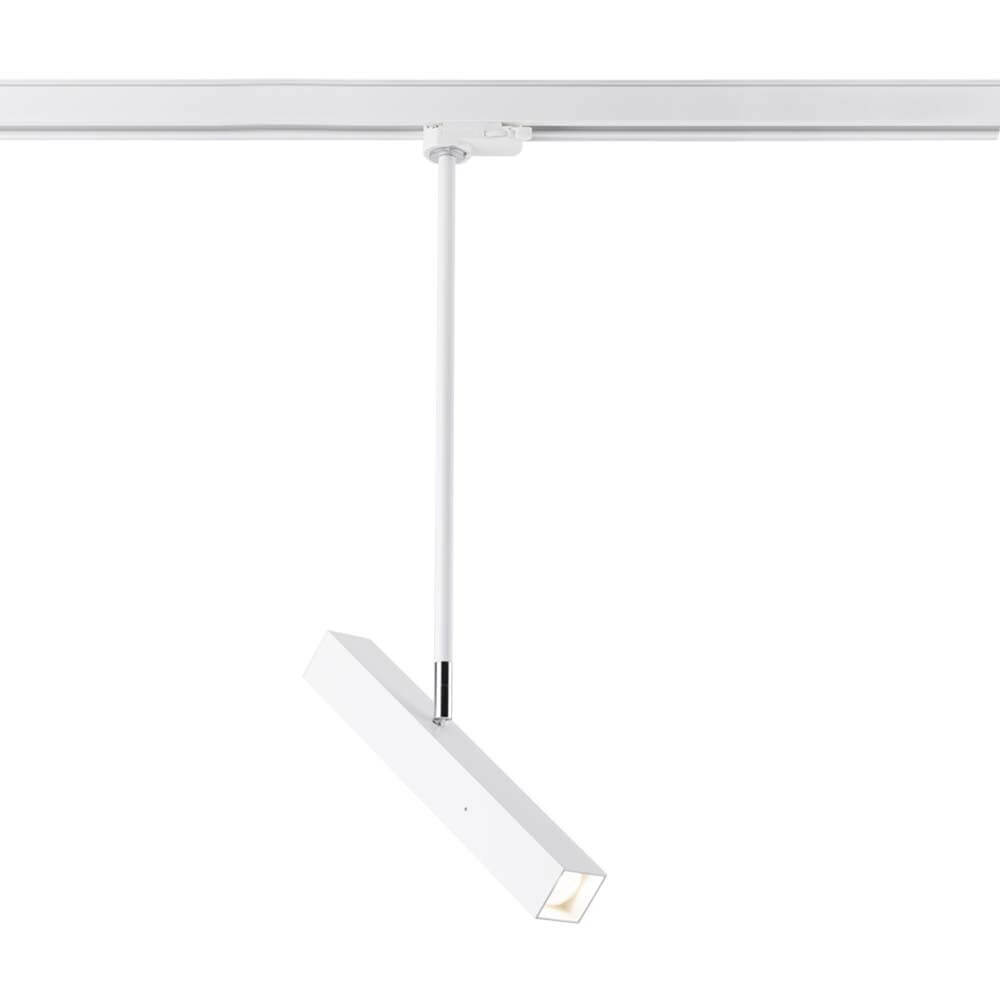 Plafon LAMPA sufitowa MITSUMA 7991 Shilo prostokątna OPRAWA metalowa do systemu szynowego biała