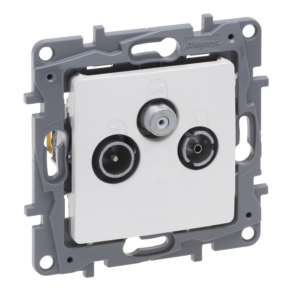 Legrand Gniazdo TV-RD-SAT Niloe Selection 762465 zakończeniowe 10 dB perła