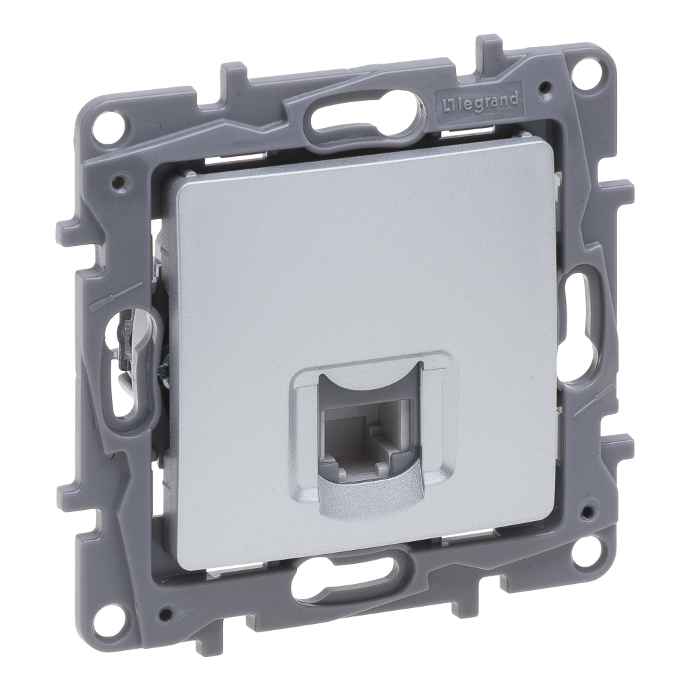 Legrand Gniazdo RJ 11 Niloe Selection 762169 aluminium