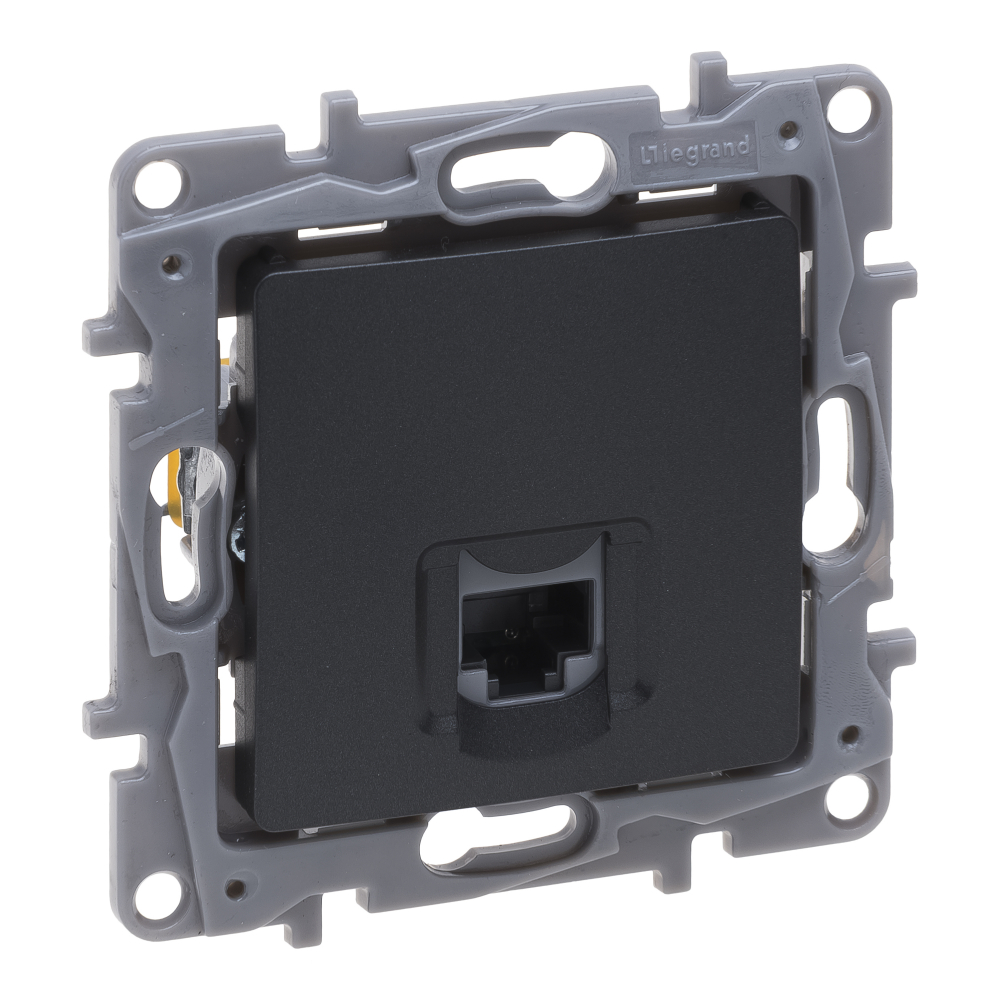 Legrand Gniazdo RJ 45 Niloe Selection 762273 kategoria 6 UTP antracyt