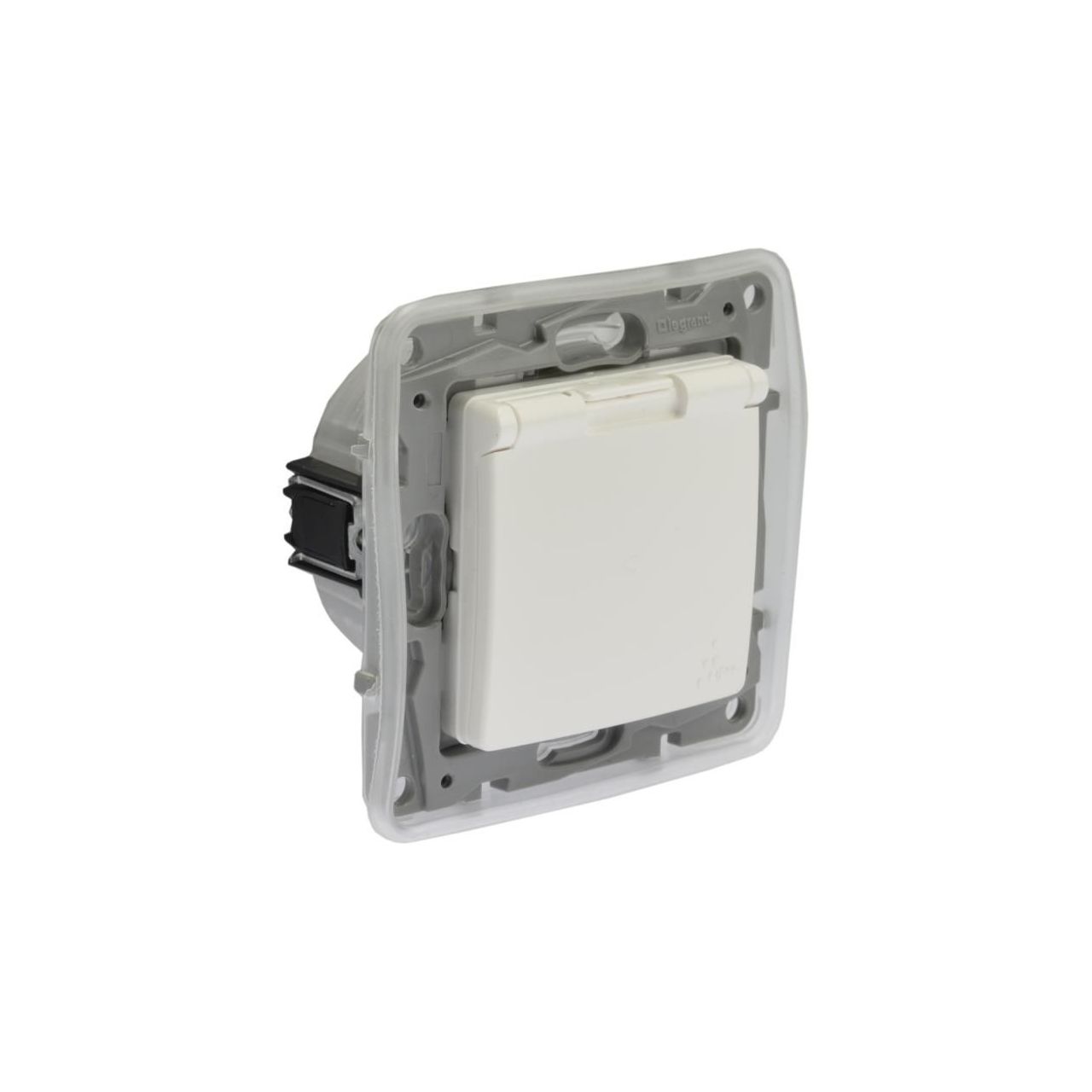 Legrand Gniazdo hermetyczne Niloe 764661 IP44 z uziemieniem bez przeslony torów prądowych kremowe