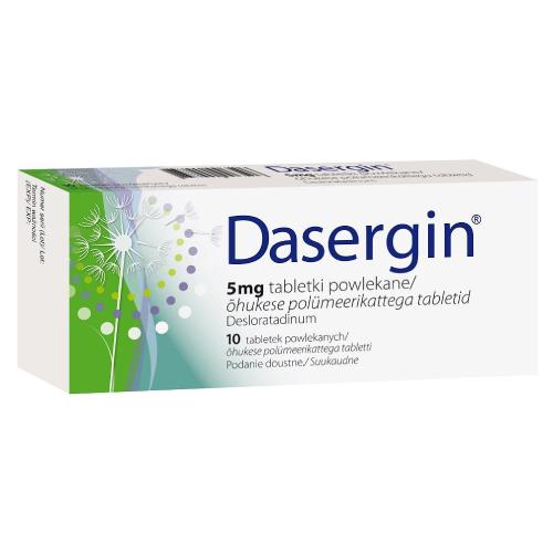 Dasergin 5 mg 10 tabletek powlekanych