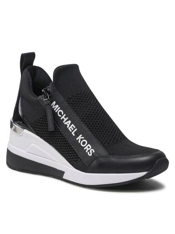 Michael Kors MICHAEL Sneakersy Willis Wedge Trainer 43S2WIFS1D Czarny