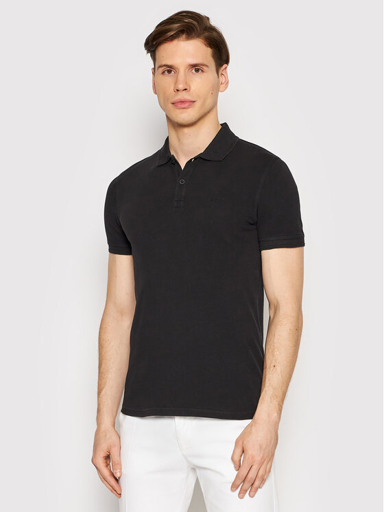 Hugo Boss Polo Prime 50468576 Czarny Regular Fit