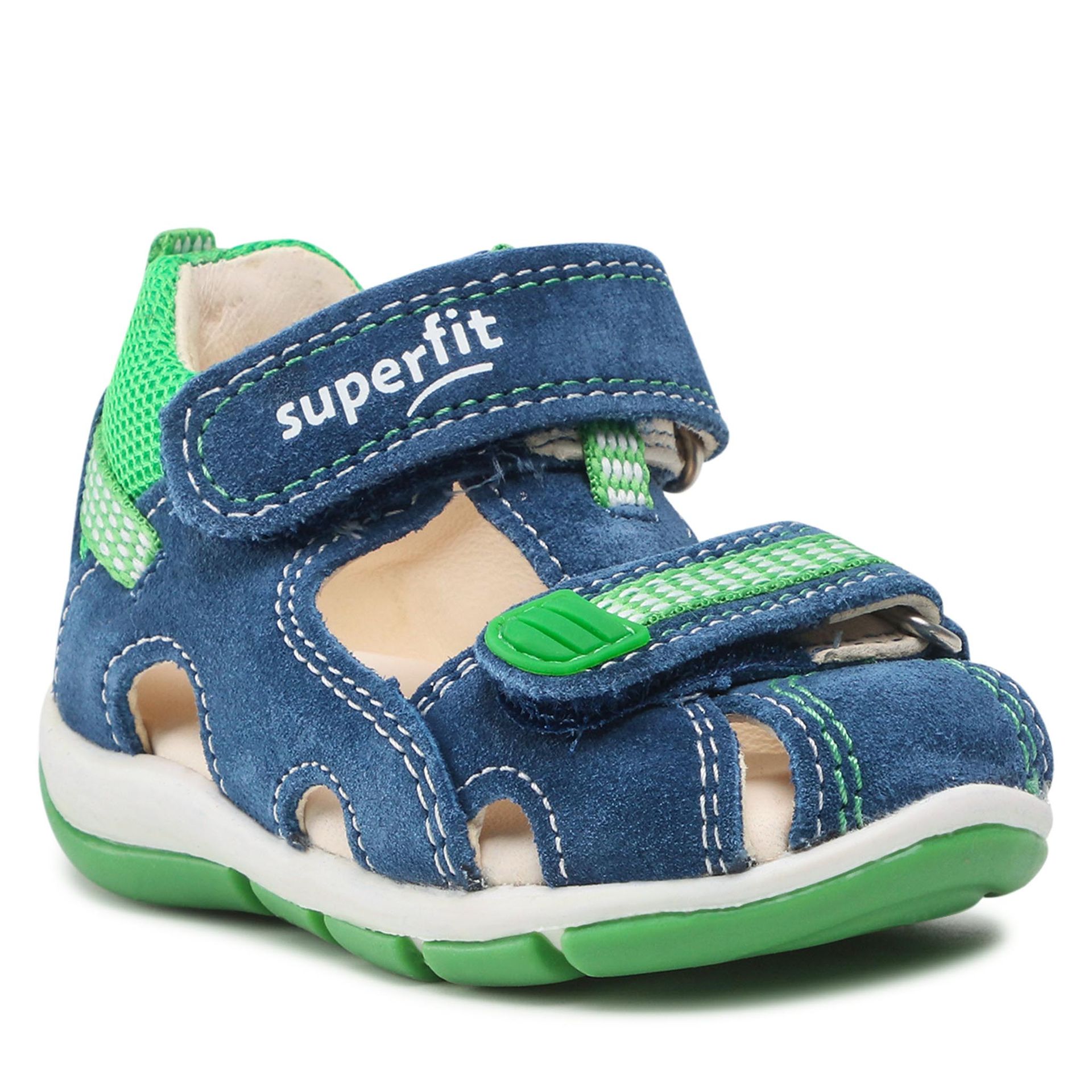 Superfit Sandały 1-600140-8010 M Blau/Grun