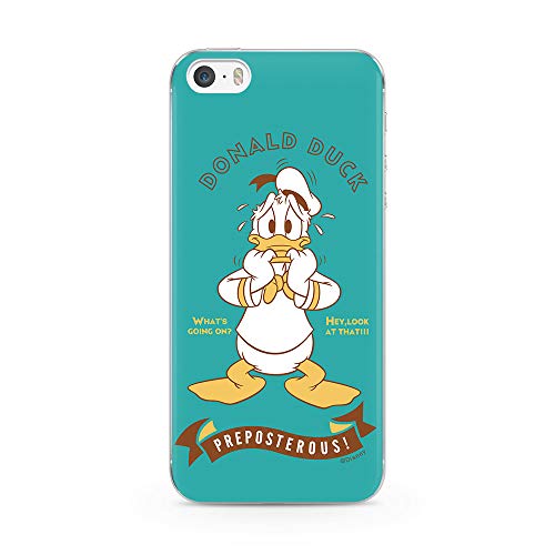 ERT GROUP etui na telefon Apple Iphone 5/5S/SE, case oryginalny i oficjalnie licencjonowany przez Disney, wzór Donald 004, optymalnie dopasowane, plecki z TPU