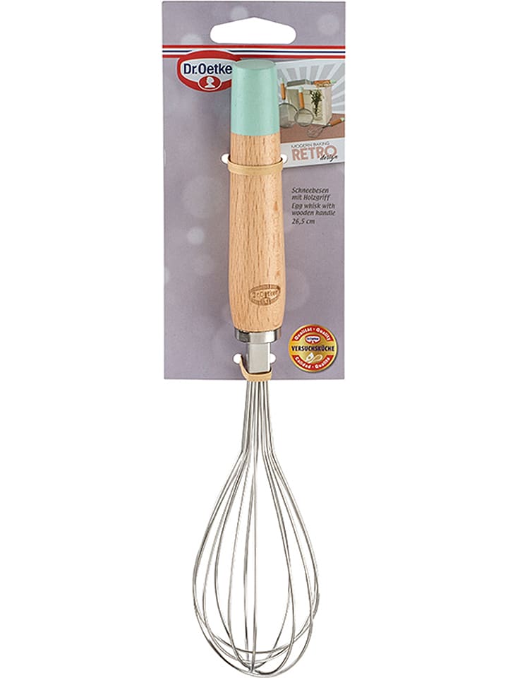 Dr. Oetker Trzepaczka w kolorze beżowo-miętowym - dł. 26,5 cm