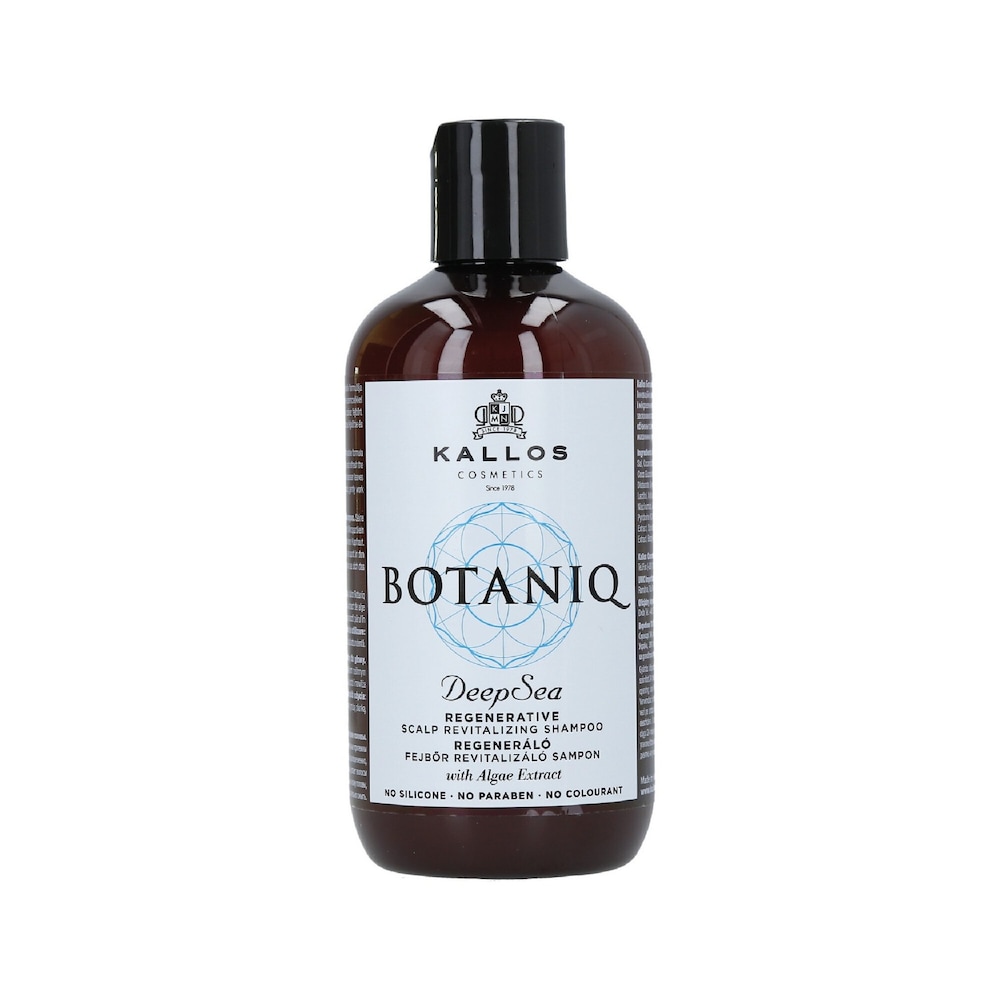 Kallos Botaniq Deep Sea szampon regenerujący, odżywczy skórę głowy, 2 sztuki w opakowaniu (2 x 300 ml)