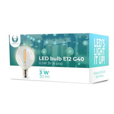 Forever Light Żarówka LED RTV100101 0.5W E12 RTV100101