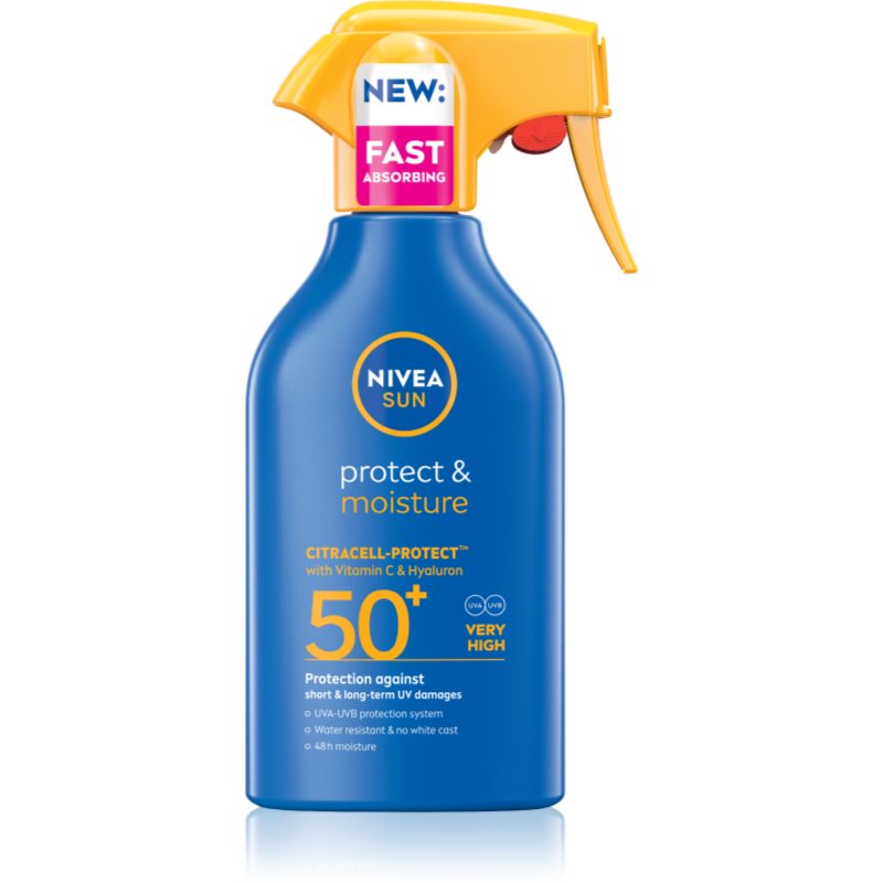 Nivea Sun Protect & Moisture spray nawilżający do opalania SPF 50+ 270 ml