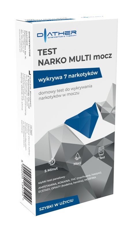 DIATHER PETRUSIEWICZ SP.K. Diather Test Narko Multi mocz 1 sztuka 9104974