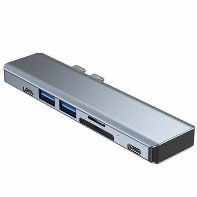 Tech-Protect TECH-PROTECT V5-HUB ADAPTER 7IN1 GREY FD_20238-0