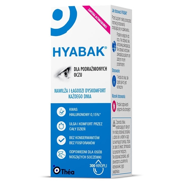 Hyabak nawilżające krople do oczu 10ml