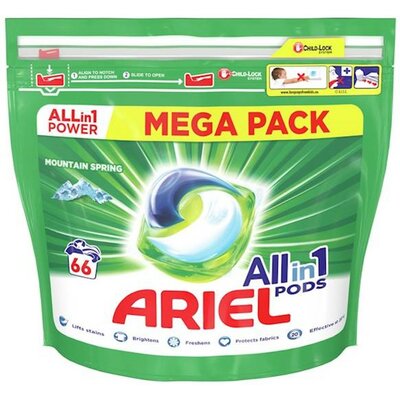 Ariel All in 1 Mountain Spring 66 szt 1001002627