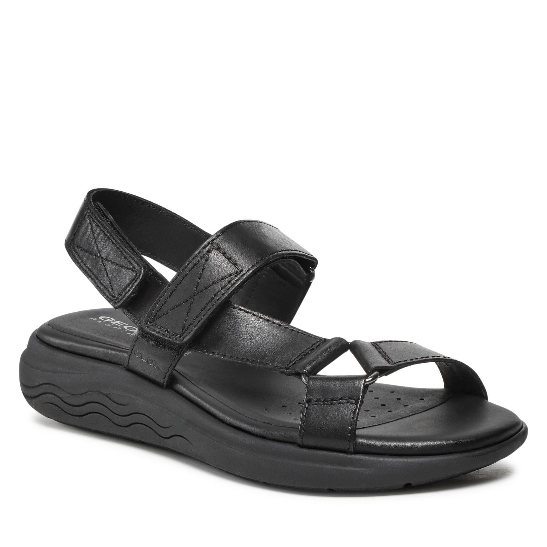 Geox Sandały D Spherica Ec5w A D25ADA 00043 C9999 Black