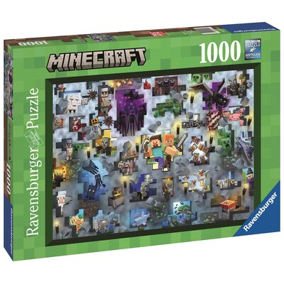 Ravensburger Puzzle Minecraft Challenge 17188 1000 elementów) 17188