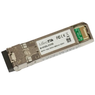 S+85DLC03D 10GBE Sfp+ Sr-lc MM 850NM For CCR1036-8