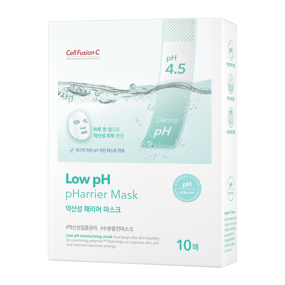CELL FUSION C Low pH pHarrier Moisture Mask nawilżająca maska hydrożelowa w płacie 10 x 25 g