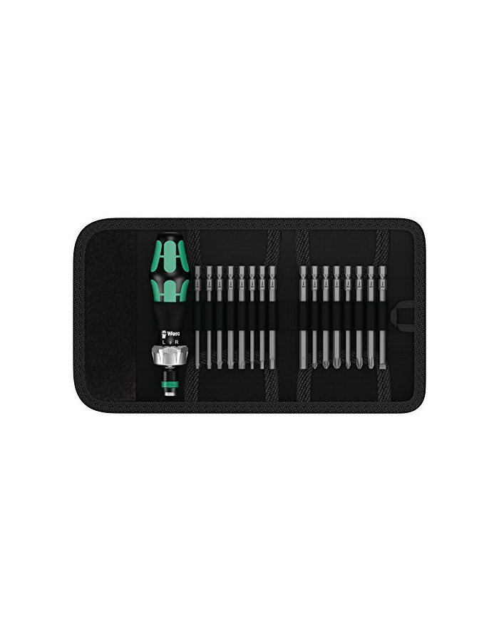 Wera Kraftform Compact 60 RA bit holder-screwdriver set 1/4 17-pieces 05051040001
