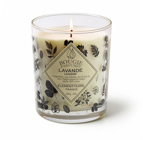 Świeca zapachowa, 200 g, 50 godzin, lawenda