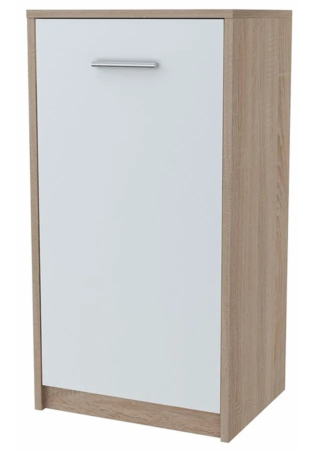 Minimalistyczna komoda biała sonoma R6-E88