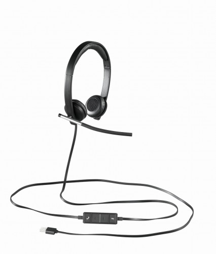 Logitech Stereo H650e czarne (981-000519)