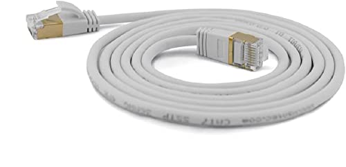 wantecWire wantecwire 7190 Extra cienkie kabel połączeniowy z najwyższa jakość Szary 7190