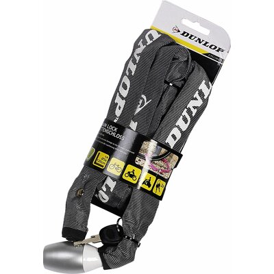 DUNLOP Zapięcie rowerowe DUNLOP 1042879 Łańcuch Szary