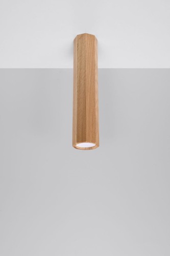 Sollux Lighting Plafon ZEKE 30 dąb PEACH PUFF