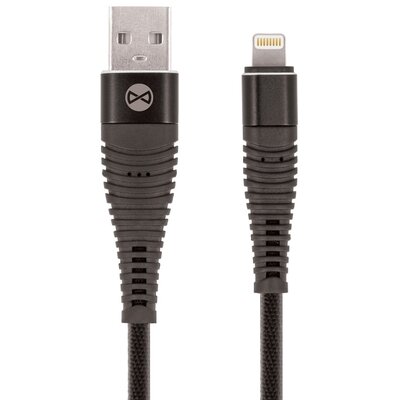 Forever TelforceOne Kabel do iPhone 8-pin Shark czarny GSM036394