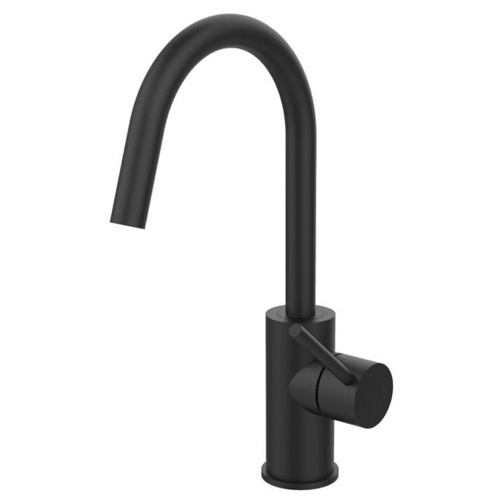 Paffoni Light Bateria umywalkowa z korkiem czarny mat LIG078KNO