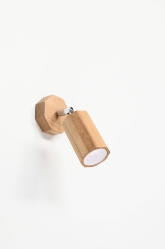 Sollux Lighting Kinkiet ZEKE dąb PEACH PUFF