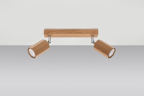 Sollux Lighting Plafon ZEKE 2 dąb