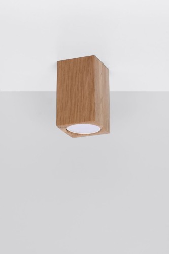 Sollux Lighting Plafon KEKE 10 dąb PEACH PUFF