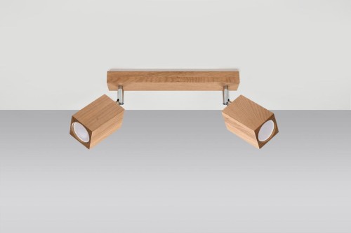 Sollux Lighting Plafon KEKE 2 dąb