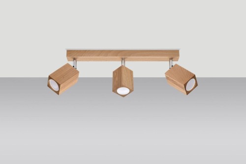 Sollux Lighting Plafon KEKE 3 dąb