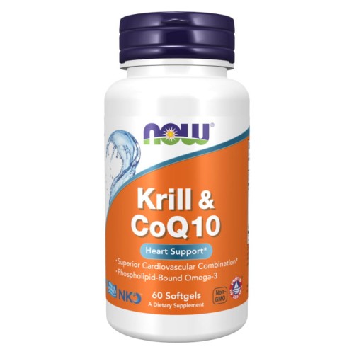 Now Foods Foods Krill Oil & Koenzym Q10 (60 kaps) Foods B803-7314A