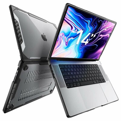 Supcase Etui na laptopa Unicorn Beetle Pro do Apple Macbook Pro 14 cali Czarny