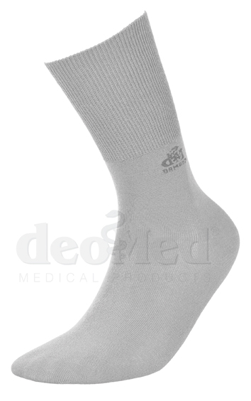 DeoMed Bamboo skarpetki bezuciskowe zdrowotne bambusowe, antybakteryjne, antygrzybicze i antyzapachowe rozmiar 43-46 POPIELATE